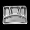 201 Stainless Steel Divided Lunch Tray