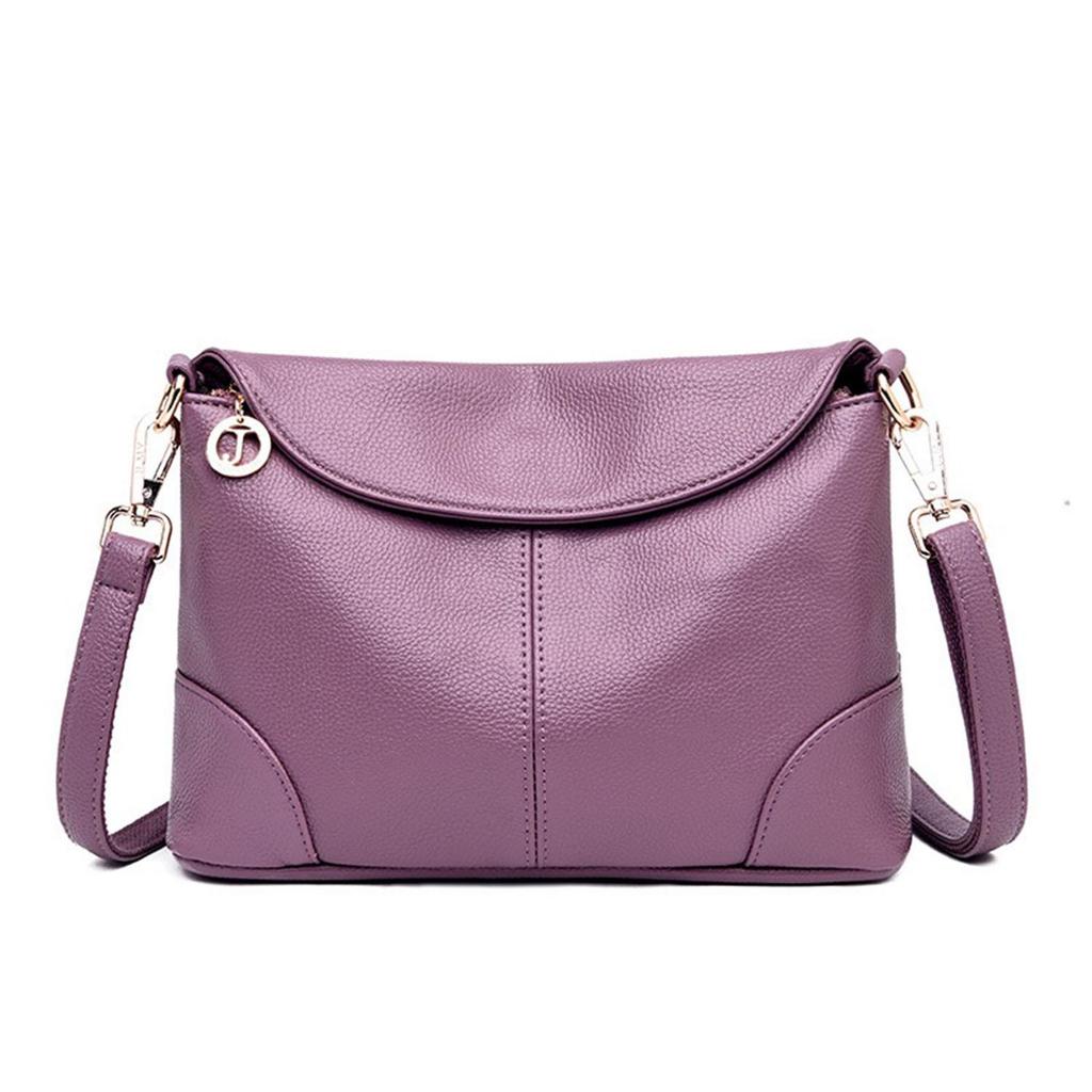 Women's Fashion Cross Shoulder Bag Mom Soft Leather Small Square Bag Crossbody Bag