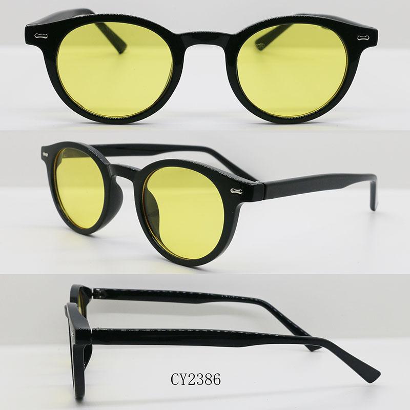 UV Protection Lightweight Comfortable Durable High Quality Retro Stylish High End Round Shaped Female Women Sun Glasses