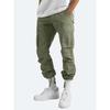 Sommer neue Herren-Kordelzug-Mehrzwecktaschen-Freizeit-Langhosen, Sport-Einfarbige Jogginghosen