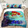 Underwater Adventure Printed 3pcs Bedding Set Soft Microfiber 1 Duvet Cover And 2 Pillowcases Home Bedroom Decor Xmas Gift K1934