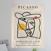 PPicasso Woman Anime Tapestry Hippie Flower Wall Carpets Dorm Decor Wall Hanging Home Decor