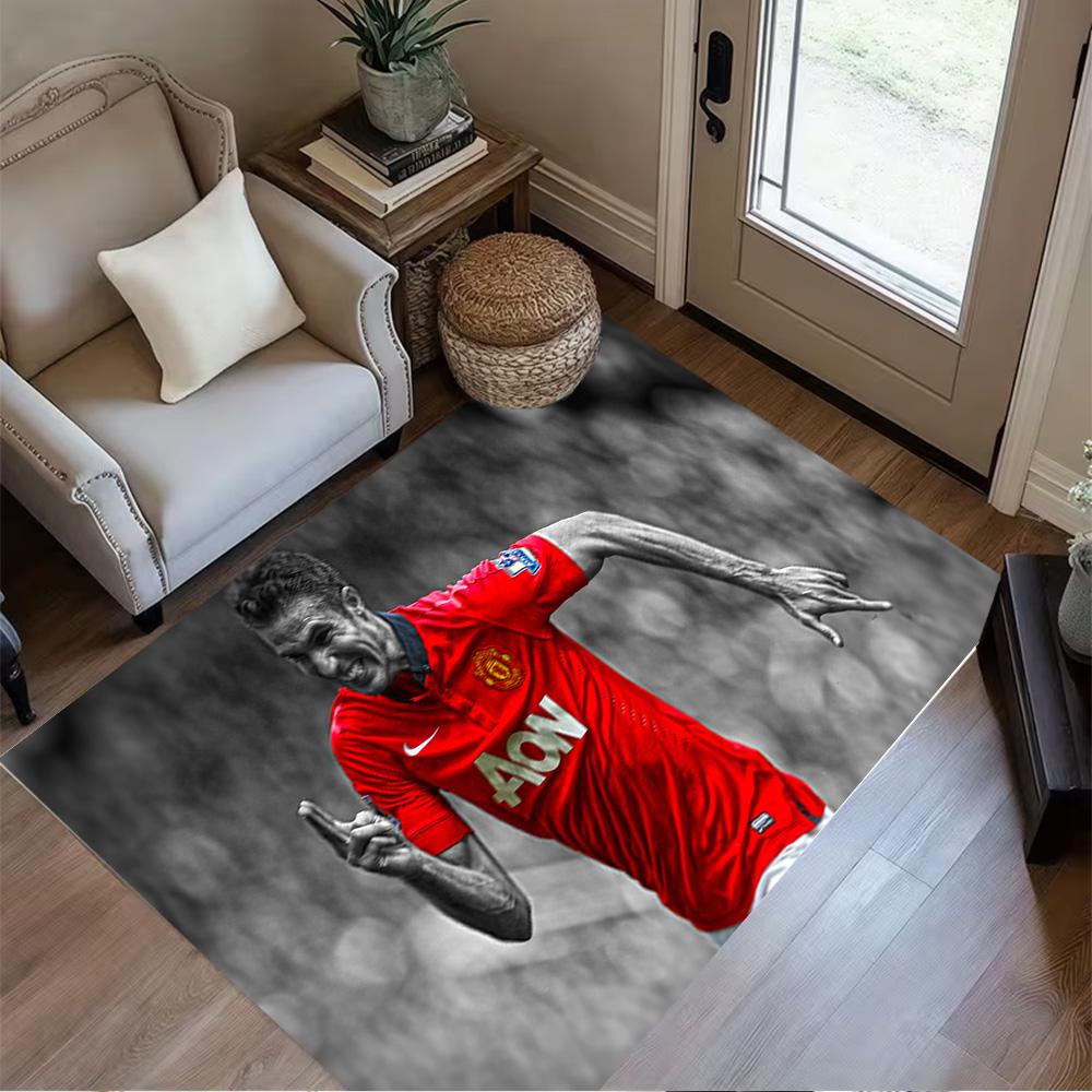 Manchester Celebration Area Rug Suitable for Dining Room Game Room Outdoor Entryway Anti-slip Rug Office home decor Birthday/Christmas Gift