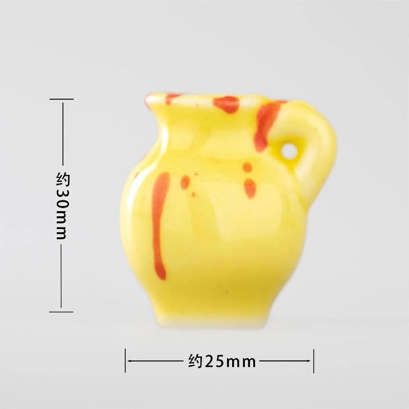 DIY New Personalized and Creative Ceramic Vase with Magnetic Stickers, Antique Style Commemorative Home Decoration Ornaments