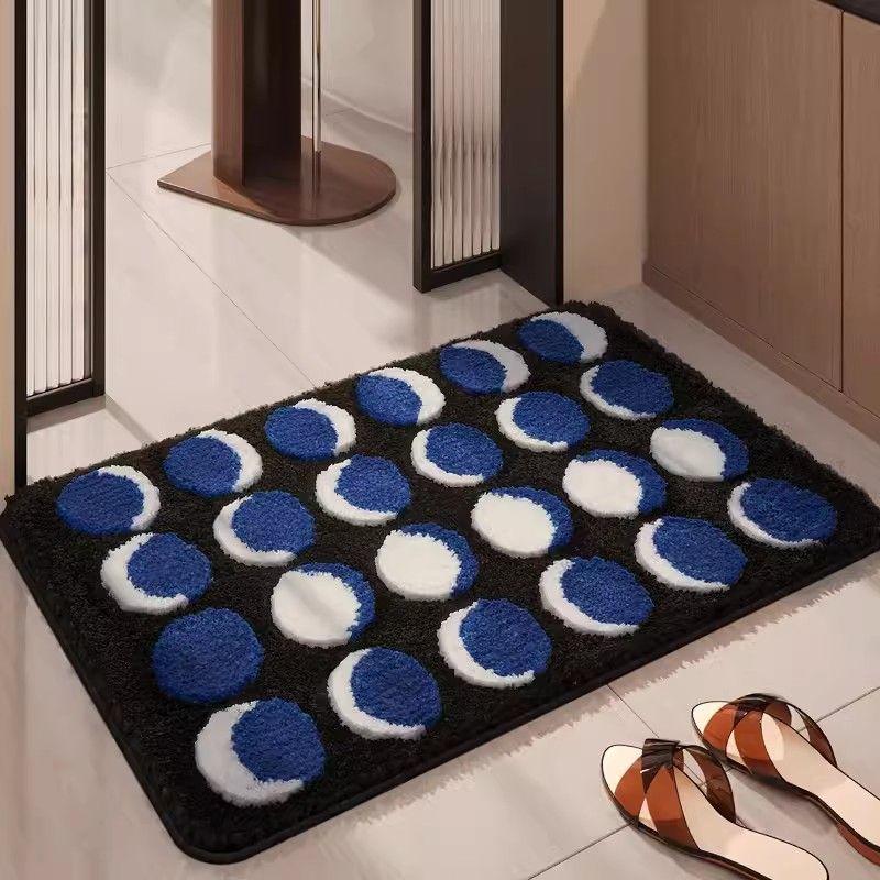 Bathroom Absorbent Mat Imitation Cashmere Carpet Floor Mat Household Non-Slip Foot Mat Quick-Dry Carpet Door Mat