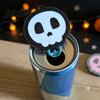 Novelty Holiday Kitchenware Halloween Soda Tab Opener Keychain Cute Skull & Pumpkin Can Puller Reusable Drink Beverage Auxiliary Opener Portable
