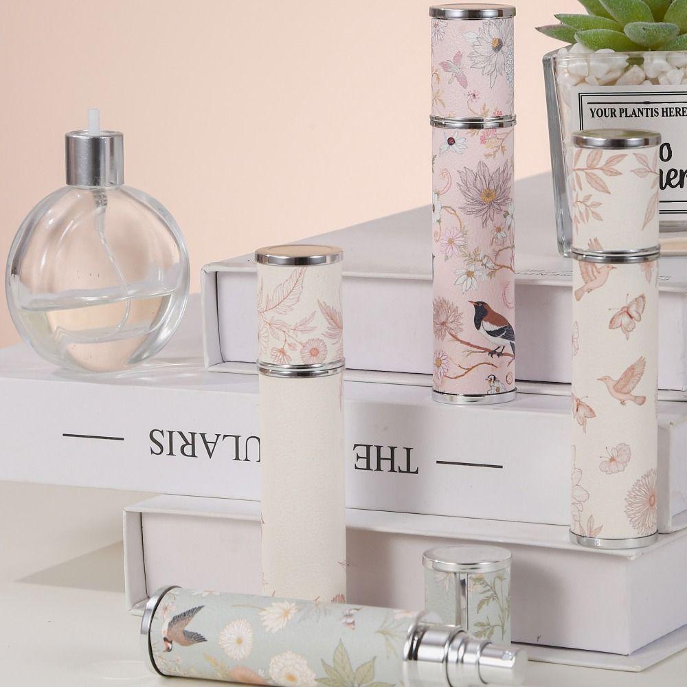 Mini-Parfümflasche aus Leder, nachfüllbarer Parfümzerstäuber für Reisen, Kosmetikspender
