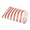Sachet en papier convient pour aliments, 12,9x16,8cm, rayé rouge, 25 pces