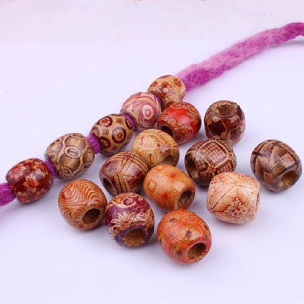 60Pcs Mixed Color Dreadlocks Hair Buckle Headwear Dreadlocks Hair Rings  Hair Jewelry