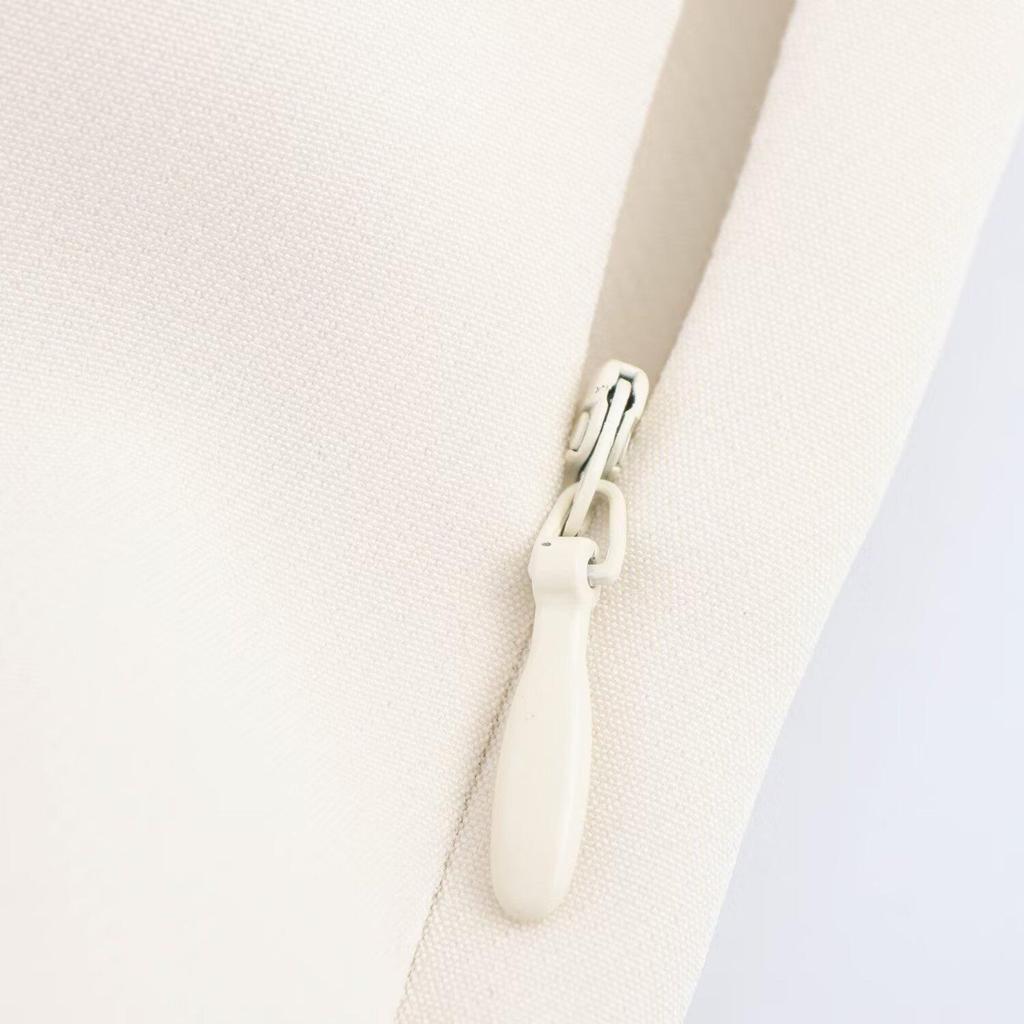 Spring 2025 Women's European & American Style Slimming Padded Shoulder Short Dress