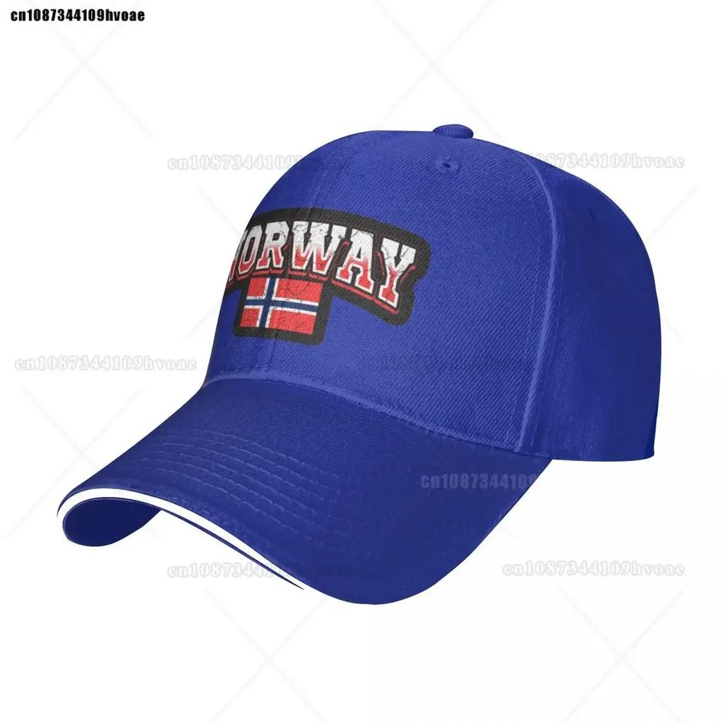 Cappellino da Baseball Multicolore con Stampa Gradiente Bandiera NORVEGIA Per Donna Sportivo Coquette Cappelli Parasole da Spiaggia Cappellino Sportivo con Visiera