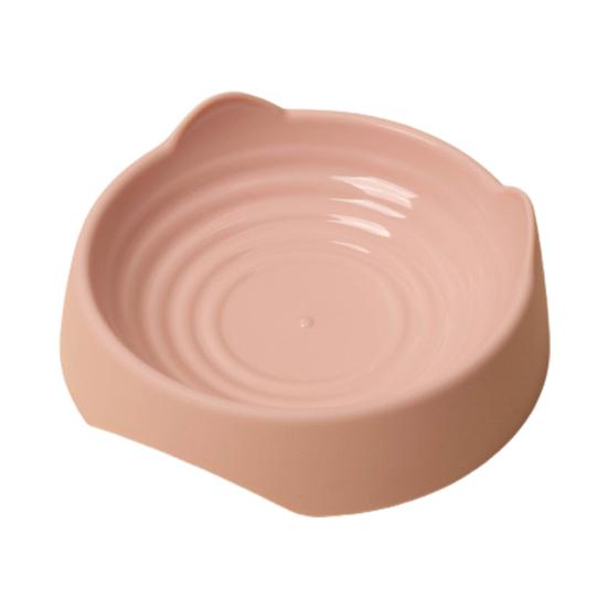 Pet Feeder Convenient Easy Cleaning Sturdy Smooth Edge Eco-friendly Feed Water Solid Color Ear Shape Food Water Feeder Pet Supplies