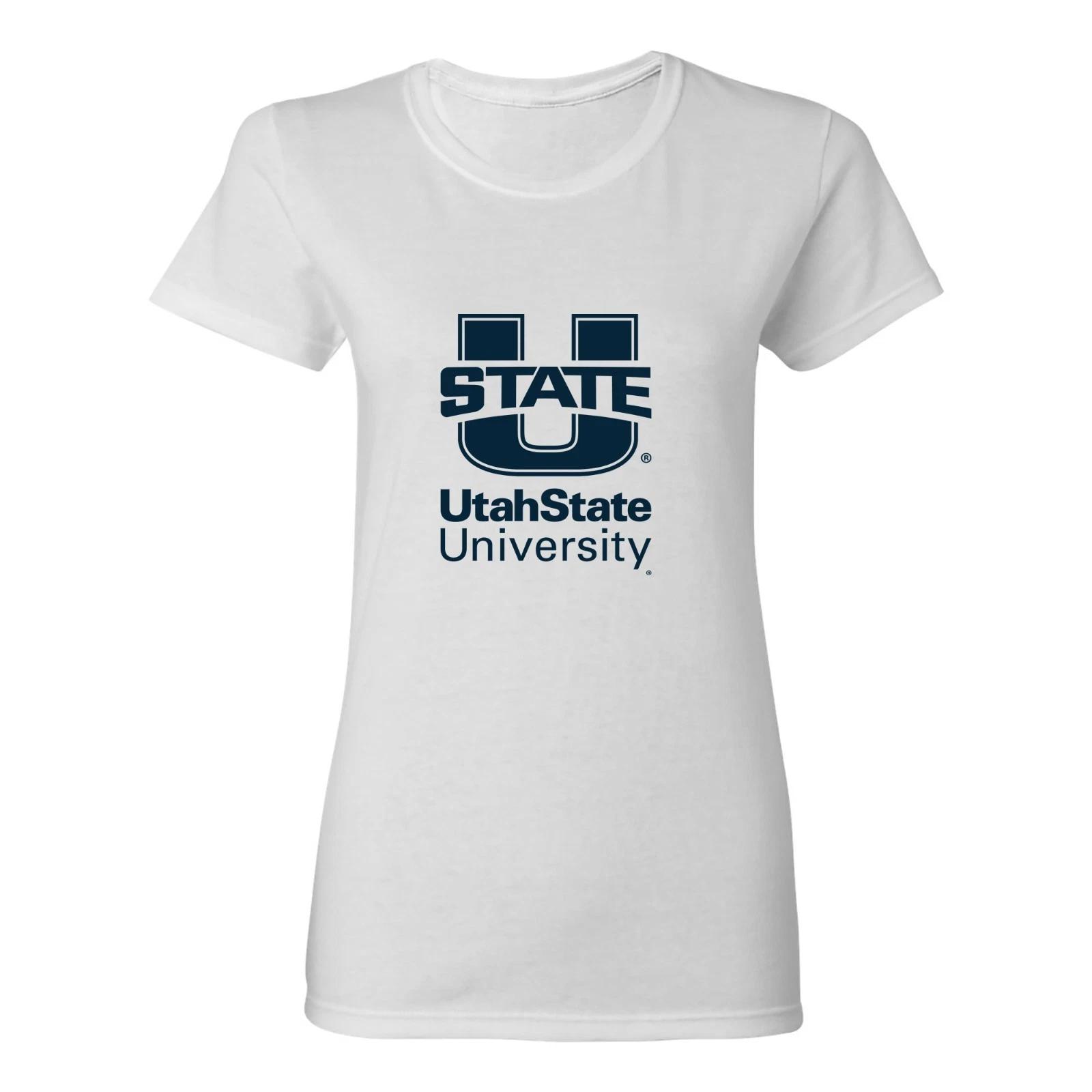 Utah State Aggies Primary Logo Women s T-Shirt - White M