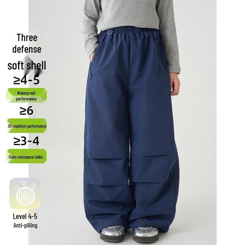 Montagut Kids  Casual Straight-Leg Workwear Pants 160