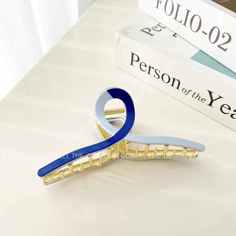 

Sophisticated Womens Large Hair Claw Clip With Vintage Aesthetic In Combinations Colorful StyleA