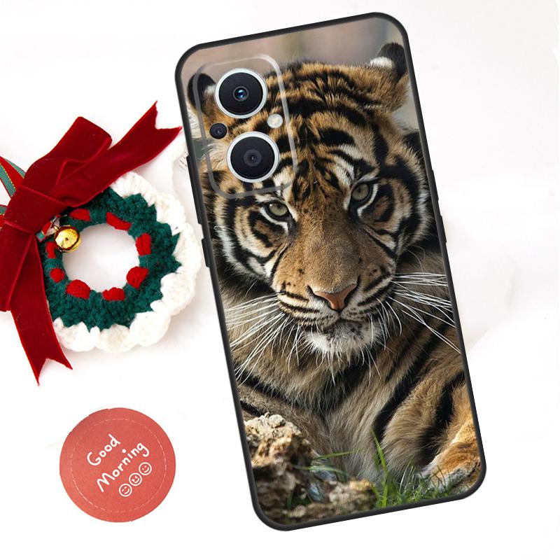 Animal Tiger Funda For OPPO Reno 8 Lite 10 11 12 13 14 Pro 11F 12F 13F 14F OPPO Find X8 X5 X6 X9 Pro Case