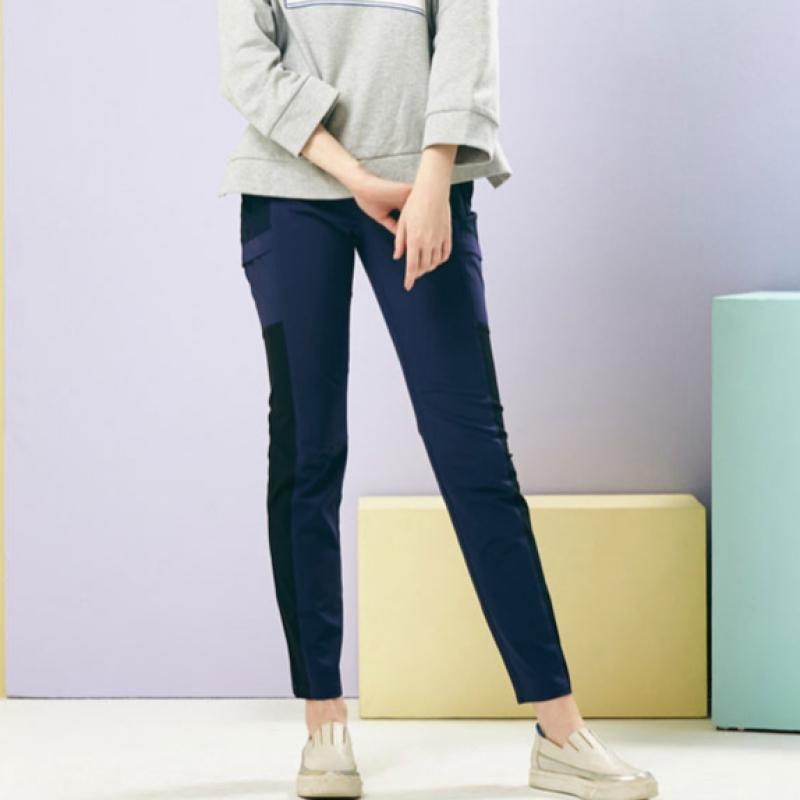 Bang Bang Women S Side Banded Stretch pantS 1+1