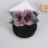 Hairnet Back Head Hair Updo Women Hair Net Headdress Flower Hair Accessories Hair Ring