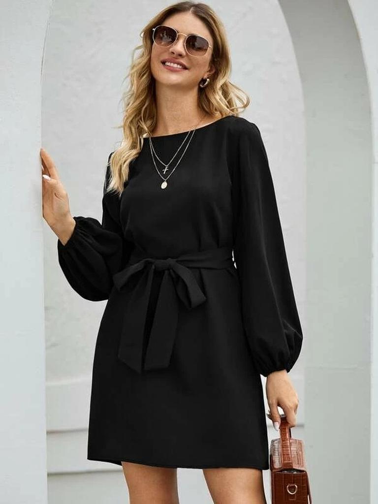 New Style Long Sleeve Slim Fit Bodycon Dress for Women Bodycon Dress,long Sleeve Dress,high Waist