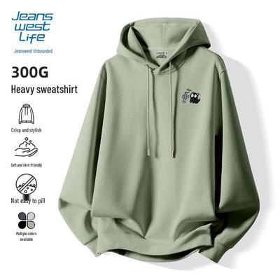JEANSWEST LIFE Men's Casual Hooded Sweatshirt