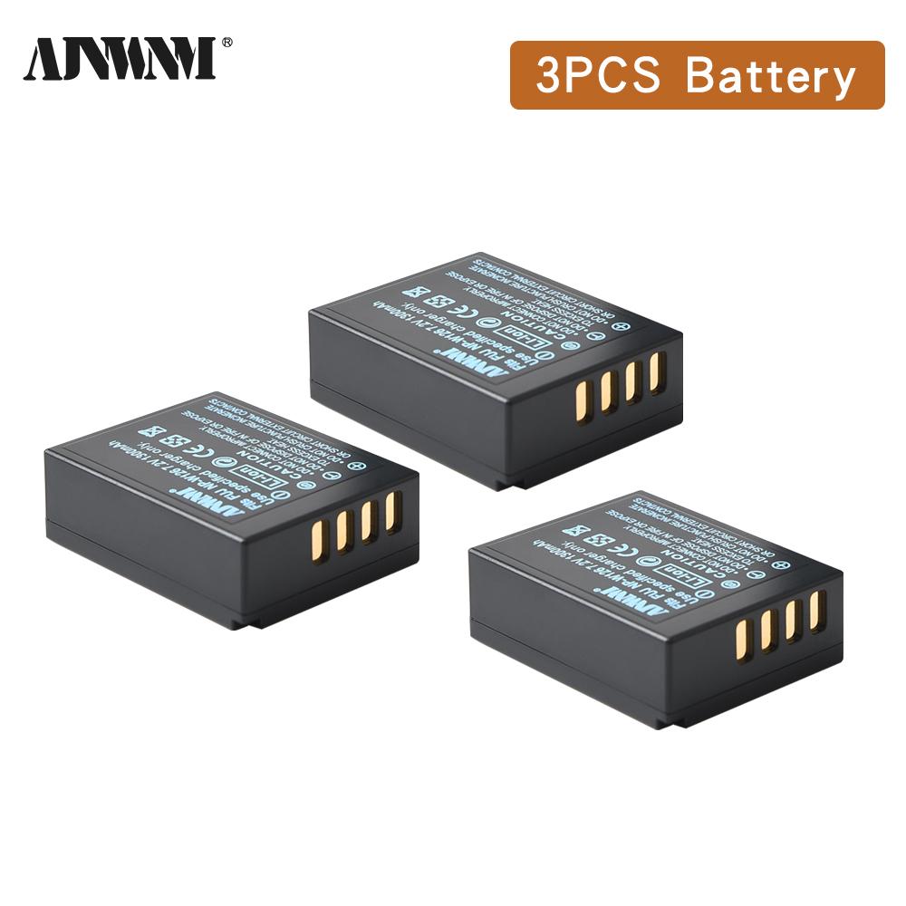 AJNWNM 1300mAh NP-W126 NP W126 NPW126 Batteries+LCD Dual Charger for Fujifilm Fuji X-Pro1 XPro1 X-T1 XT20 XS10 XT100 XT200 XA5 Digital Camera Battery