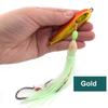 40g-200g Sinking Saltwater Sea Fishing Spinning Lure Hard Bait Inchiku Squid Lure Metal Slow Jig Head BKK Skirts Hook