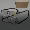 Men Metal Square Anti Blue Light Reading Glasses +1.0 1.5 2.0 2.5 3 3.5 4.0 Vintage Design Sport Presbyopic Glasses
