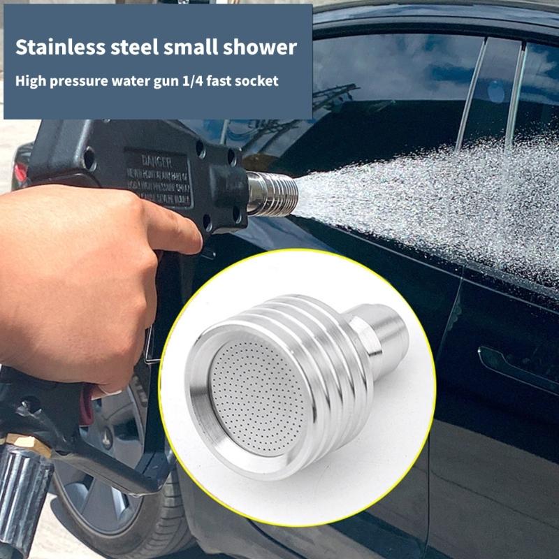 1/4 Quick Connect High Pressure Car Wash Nozzle With Sprayed Patterns For Efficient Cleaning Water Conservation Irrigation