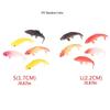 Handmade Goldfishes Models Soft Fish Miniature Exquisite Fish Tank Ornament  Landscaping Props