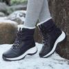 Women Boots Waterproof Heels Boots For Winter New Tren Platform Ankle Boots Keep Warm Snow Shoes Plush Outdoor Short Boots