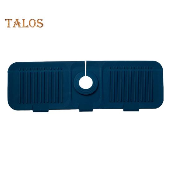 

Силиконовый сливной коврик для кухонной раковины, быстросохнущий коврик для защиты от брызг, гибкий многоразовый защитный поддон для раковины, органайзер для ванной комнаты, коврик-держатель для дома темно-синий