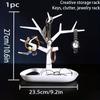 1pc Branch Type Storage Rack Plastic Jewelry Storage Rack Tree-Shaped Creative Watch Jewelry Display Stand Home Decoration