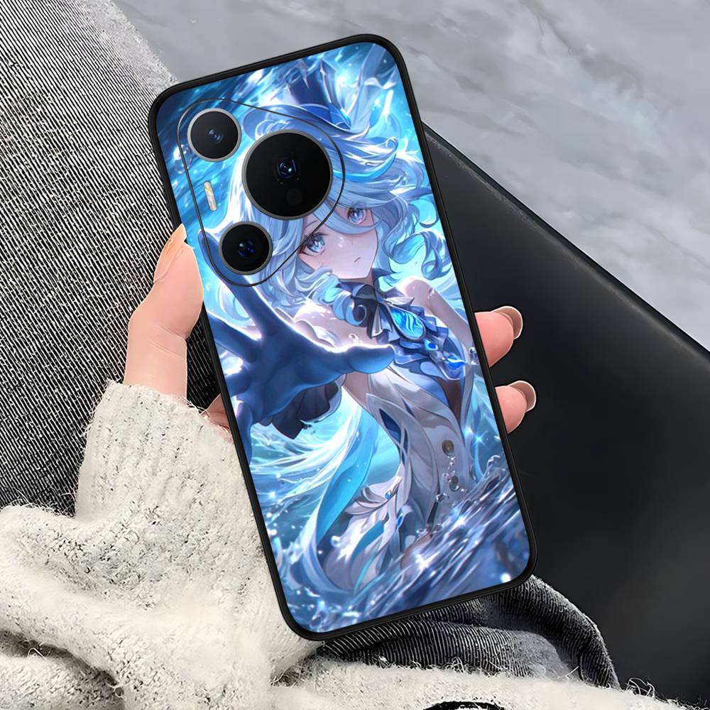 Genshin Impact Furina Phone Case For Huawei P 8 9 10 20 30 40 50 Pro Lite Psmart Honor 10 Lite 70 Mate 20lite