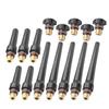 15 Pieces Welding Torch Nozzle Set for WP17 WP18 WP26 TIG Compatible Includes 57Y02 57Y03 57Y04 Plastic Copper Parts