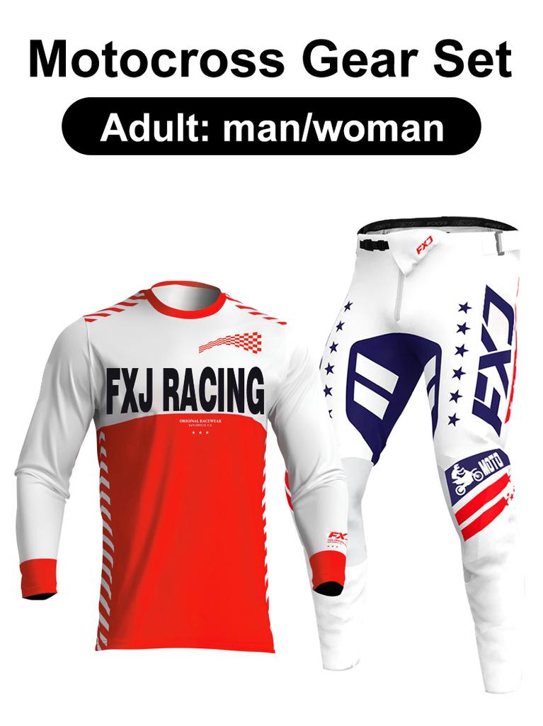 Motocross udstyrssæt Enduro cross Trøje Bukser Sæt Racer Udstyrssæt Off-road Herre Sæt Damebjerg Downhill Motorcykel MX