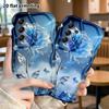 Phone Case: 2D Flat Samsung Galaxy A34 A35 M05 M06 S20 S22 S21 FE Plus 5G Protective Case, Glass Rose, Christmas and Halloween Gift
