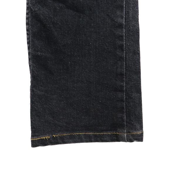 Levi's 90s 552 Made In Japan Straight Denim Pants W27 Black Denim Jeans Women Used