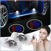 2 stk. LED Spøgelsesskygge Bil Dørlys Trådløse Velkomst Projektor Lamper Til Toyota C-hr Prado Rav4 Yaris Hilux Prius Avensis Corolla Camry