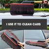 Car Dusting Duster Wax Brush Wipe Car Retractable Car Wash Tools Wax Mop Removable Dusting Duster