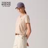 Teenie Weenie Women's V-Neck Loose Short Sleeve T-Shirt