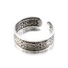 Orris Toe Ring, 925 Sterling Silver, Adjustable Size, Simple, Men's (Ethnic)