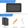 Upgraded HEPA Cabin Air Filter For Tesla Model 3 & Model Y Air Filter For Tesla (2016-2025) 2 Pack With Upgraded Activated Carbon High Efficiency