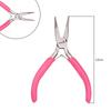 "Handmade Pink Needle-Nose Pliers: Multi-Function Jewelry Tool for Beading and Winding"