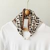 Women's Magnetic Buckle Silk Scarf - Fashionable Neck Protection for Spring, Summer, and Autumn