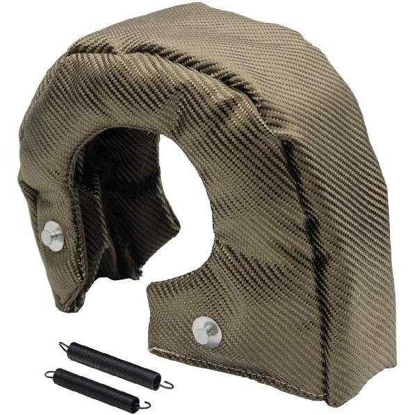 T4 Titanium Turbo Blanket Heat Shield Charger Cover Wrap For T4 GT40 GT42 GT45 With Locking Springs,Cover Fiberglass Turbo Charger Cover Heat Shield