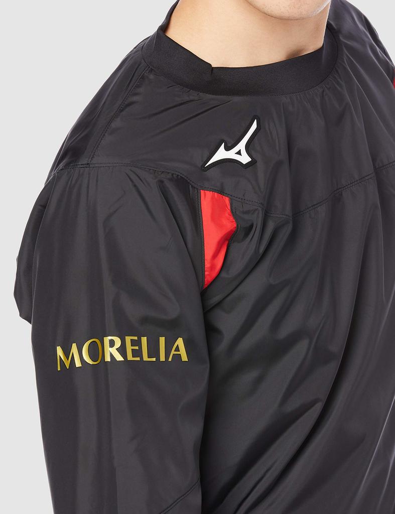 Soccer Wear Piste Shirt Lined Morelia P2ME0505 Black Japan L to Japanese size [Mizuno] (equivalent L)