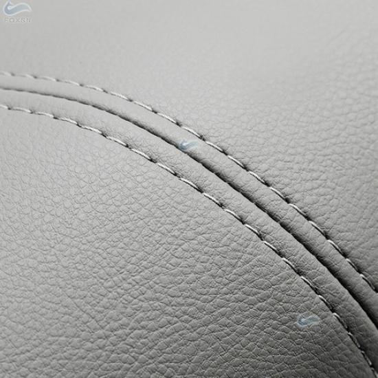 For 2009-2014 Acura TSX New 2*Front Door Armrest Panel Micro GRAY Leather Cover