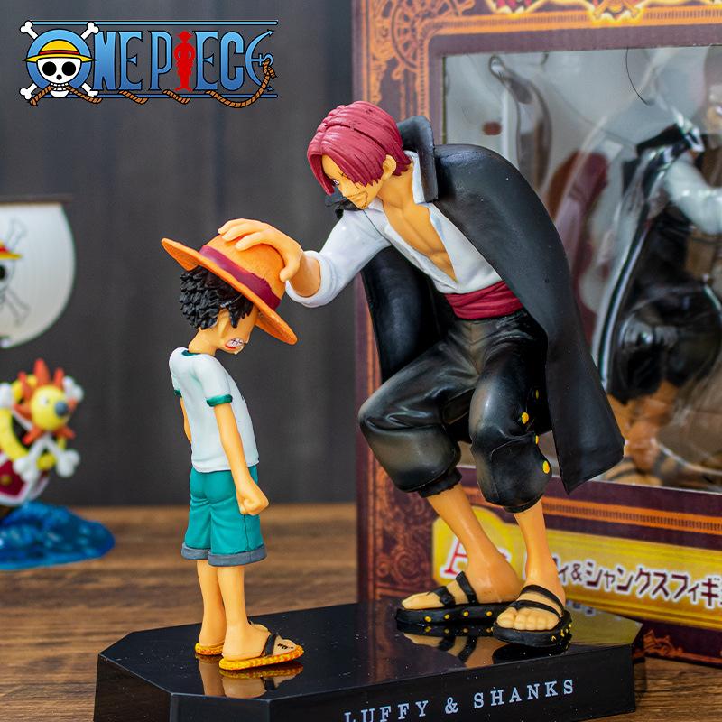 18cm One Piece Anime Figūrėlė Keturi Imperatoriai Shanks Šiaudakaklis Luffy Veiksmo Figūrėlė One Piece Sabo Ace Sanji Roronoa Zoro Figūrėlė