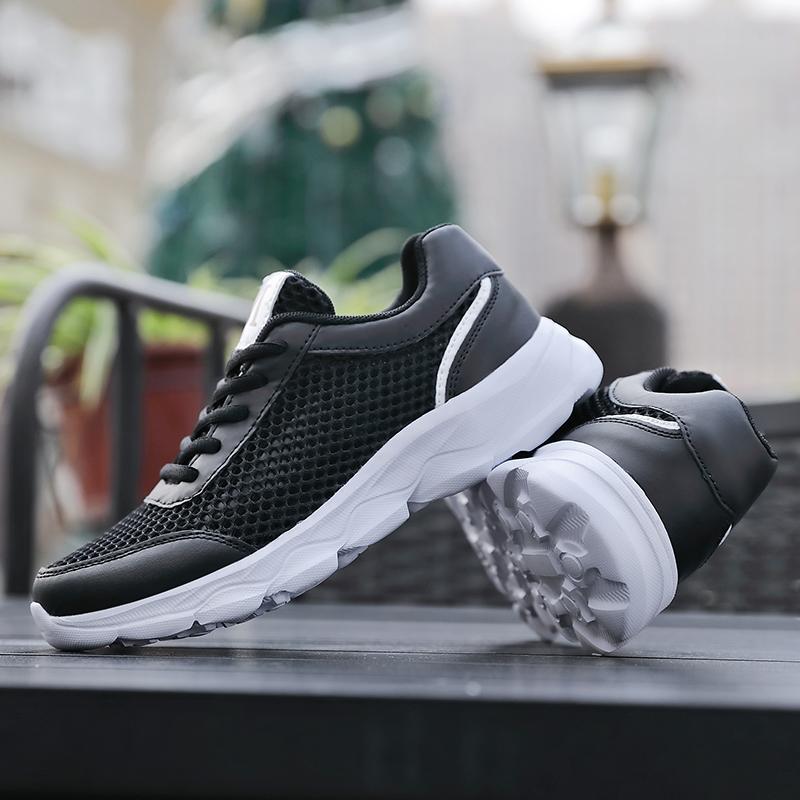Women Casual Shoes Couple Shoes Casual Sports Mesh Breathable Spring And Summer Walking Shoes White Shoes Sneakers