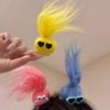 Super Cute Plush Doll Hair Clip Funny Sunglasses Design Ugly Cute Dopamine Duckbill Hairpin Girls Present
